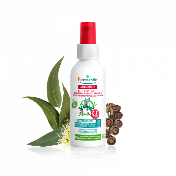 Anti-sting Spray repelent pentru piele sensibila, 60 ml, Puressentiel [2]