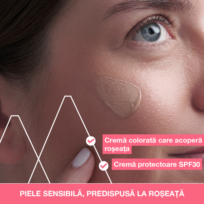 Crema CC anti-roseata cu SPF 30 Roseliane, 40 ml, Uriage [2]