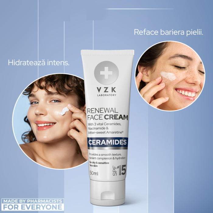 Crema de fata cu ceramide CERAMIDES, VZK, 50ML [2]