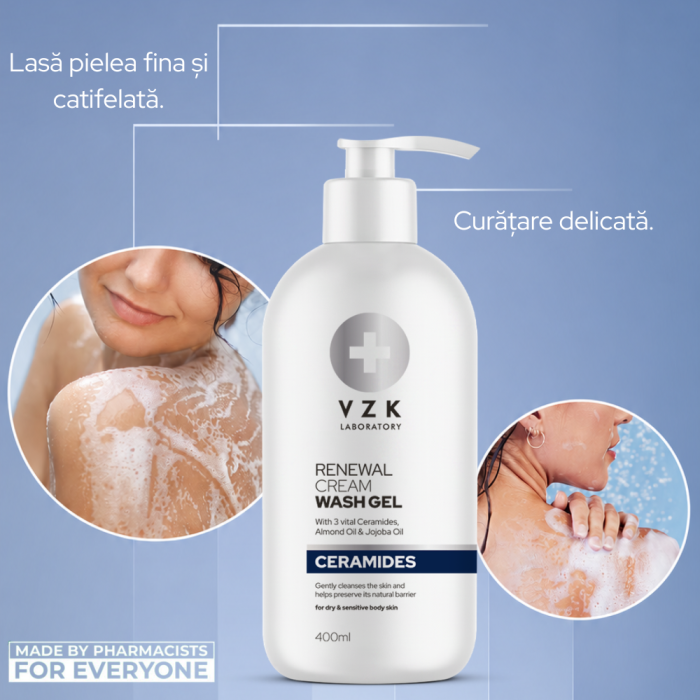 Crema-gel de dus CERAMIDES VZK, 400 ML [2]