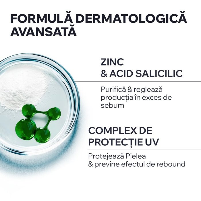 Crema  Hyseac 3 Regul+ pentru ten predispus la acnee cu protectie solara SPF 50+, 50 ml, Uriage [7]