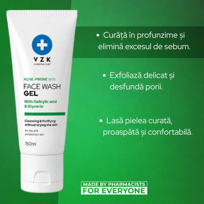 Gel de curatare ACNE, VZK, 150 ML [2]