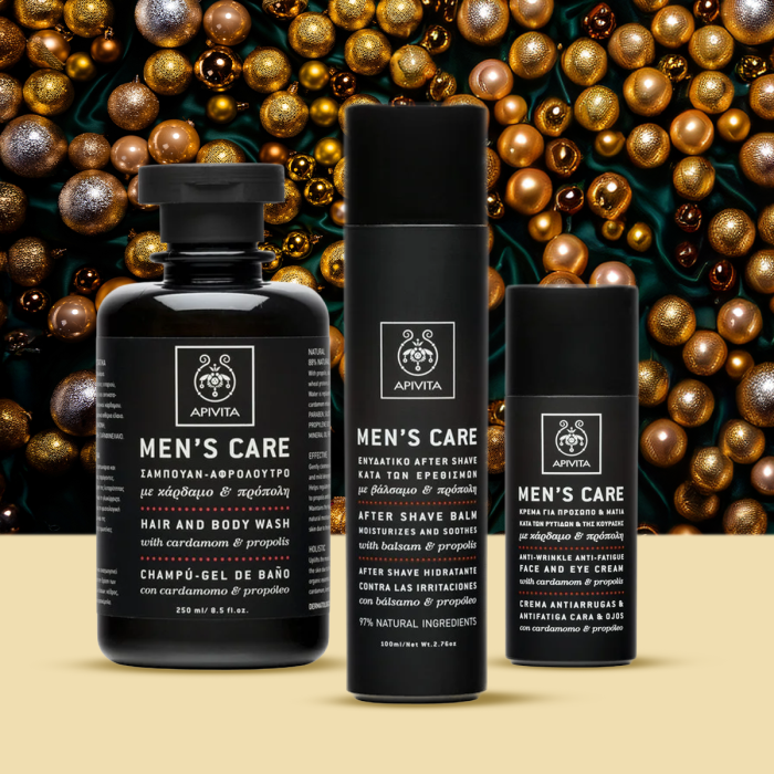 MEN Glow Ritual - Pachet Apivita pentru barbati [1]