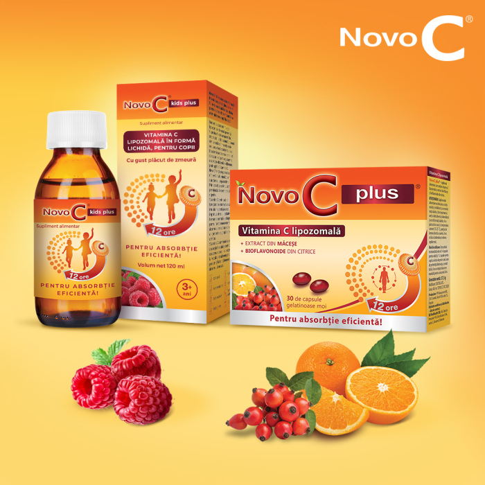 NovoC Plus Vitamina C Lipozomala, 30 capsule [2]