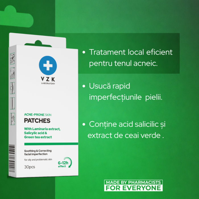 Plasturi anti-acnee, ACNE, VZK, 30 BUC [3]