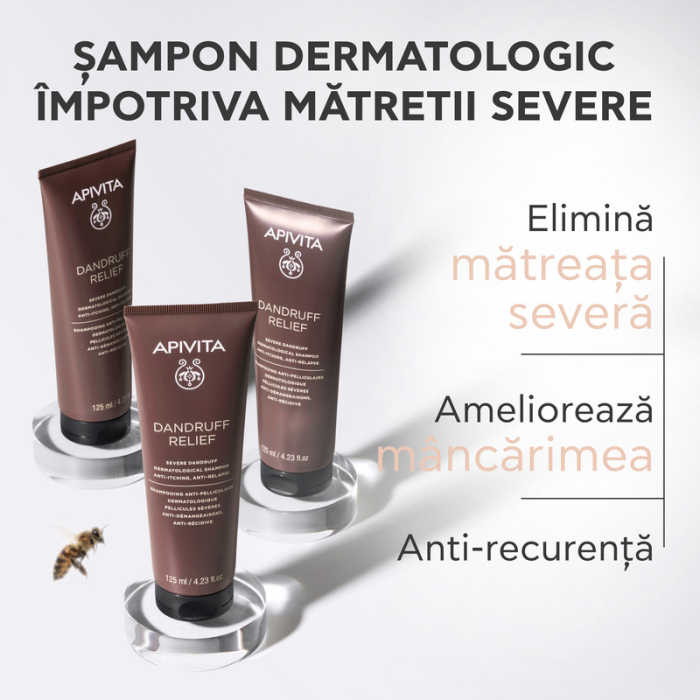 Șampon Mătreață Severă Anti-Prurit 125 ml, Apivita [2]