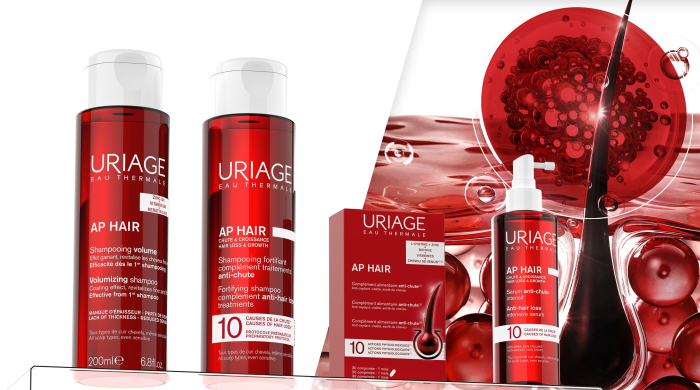 Ser intensiv împotriva căderii părului AP Hair , 100 ml, Uriage [3]