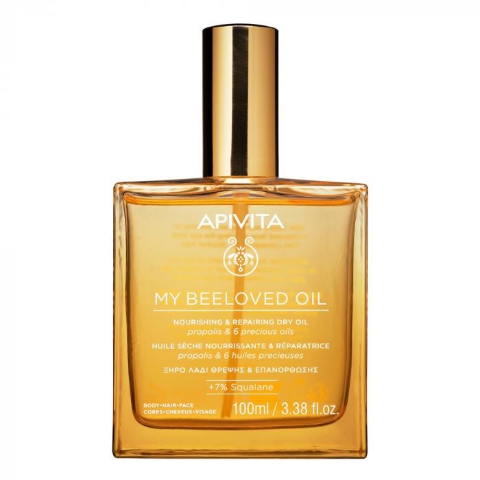 Ulei uscat multifunctional, hranitor si reparator, MY BEELOVED OIL, 100ml, Apivita [4]