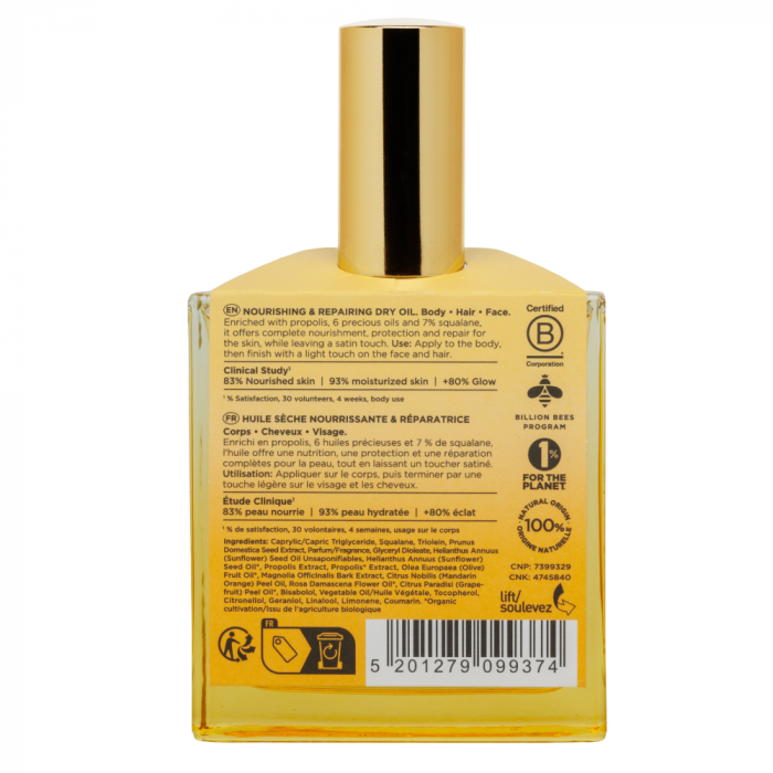 Ulei uscat multifunctional, hranitor si reparator, MY BEELOVED OIL, 100ml, Apivita [3]