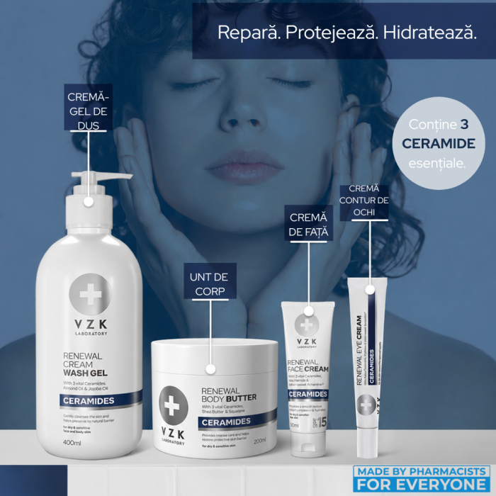 Unt de corp CERAMIDES VZK, 200 ML, [3]