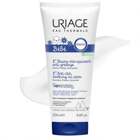 Dermatita atopica - 1er BEBE Balsam oleo-relipidant, 200ml, Uriage