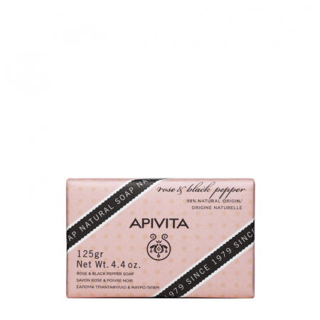 FATA SI CORP - Sapun natural trandafir, 125 g, Apivita