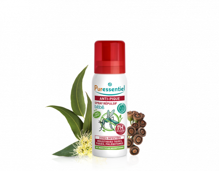 Protectie anti-insecte - Anti-Sting Spray repelent Baby, 60 ml, Puressentiel