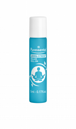 Anti-stress - Aroma Stress Roll-on antistres cu 12 uleiuri esentiale, 5 ml, Puressentiel