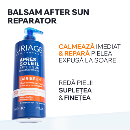Balsam dupa expunerea la soare BARIESUN aftersun, 500ml, Uriage [1]