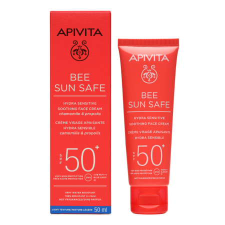 Fata - Bee Sun Safe crema ten sensibil SPF50+ 50 ml, Apivita