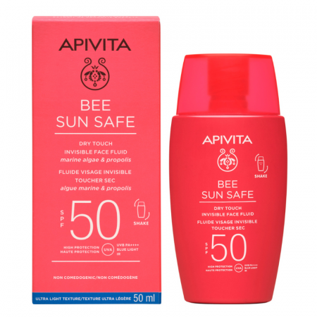 Fata - Bee Sun Safe fluid invizibil SPF50, 50 ml, Apivita