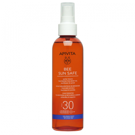 PROTECTIE SOLARA - Bee Sun Safe spray ulei bronzant SPF30, 200 ml, Apivita