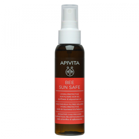 PROTECTIE SOLARA - Bee Sun Safe ulei protector pentru par, 100 ml, Apivita