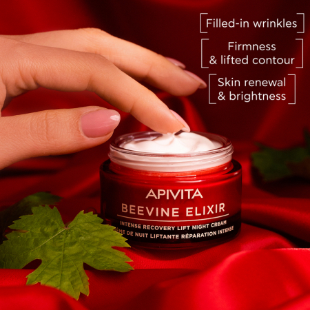 FATA - Crema de noapte Beevine Elixir, 50 ml, Apivita