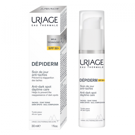 Pete pigmentare - Crema depigmentanta SPF50+ Depiderm, 30 ml, Uriage