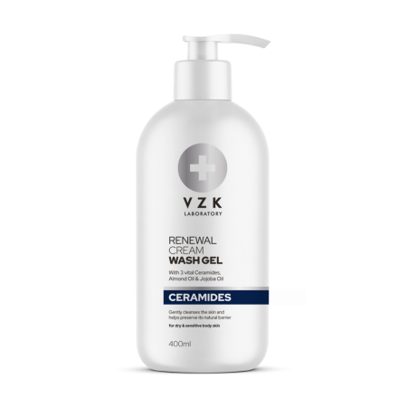 Piele uscata - Crema-gel de dus CERAMIDES VZK, 400 ML