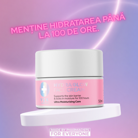 Crema hidratanta cu efect Glass Skin, HYDRA GLOW, VZK, 50 ML [1]