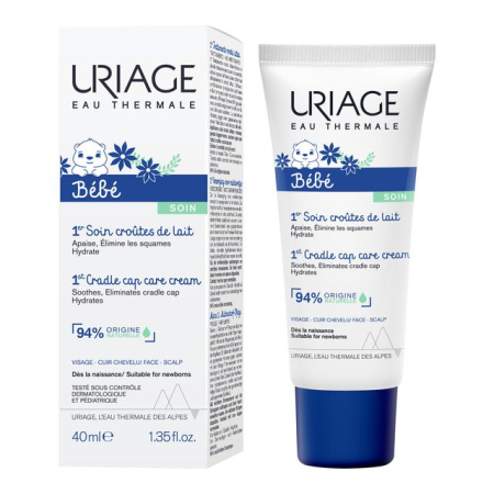 1er BEBE Crema impotriva crustelor de lapte pentru bebelusi, 40 ml, Uriage [1]