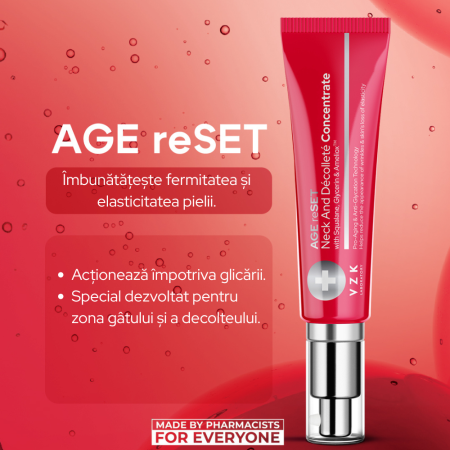 Crema pentru gat si decolteu, AGE RESET, VZK, 50 ML [1]