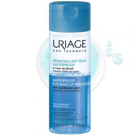 Demachiere - Demachiant de ochi rezistent la apa 100 ml, Uriage