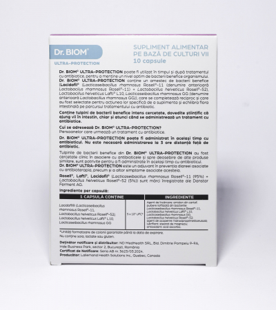 Dr. BIOM Ultra- Protection, 10 capsule, Medhealth [6]