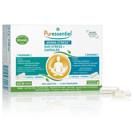 Produse - Duo Stress Aroma Stress, 30 capsule, Puressentiel
