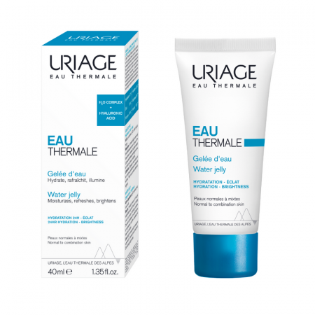 Hidratare - EAU THERMALE Gel hidratant, ten mixt/ gras, 40 ml, Uriage