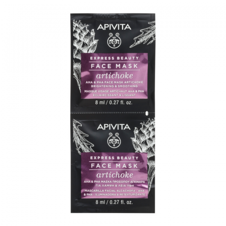Masti - Express masca anghinare ten tern si patat, 2X8 ml, Apivita