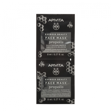 Acnee - Express masca propolis actiune purifianta, 2X8 ml, Apivita
