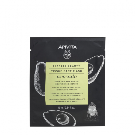 FATA - Masca servetel pentru hidratare cu extract de avocado, 10 ml, Apivita