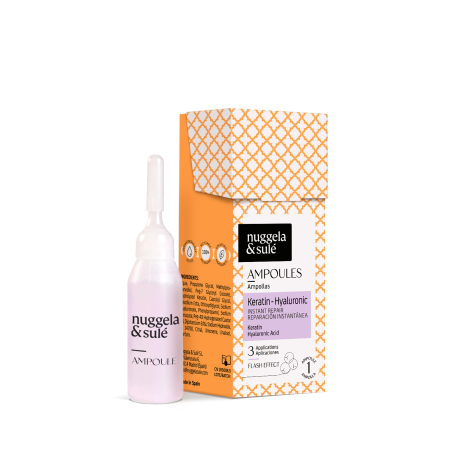 Tratamente - Fiola cu keratina si acid hialuronic, 10ml, Nuggela&Sule