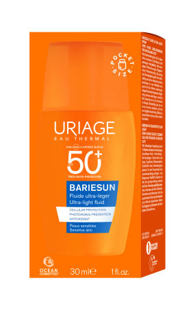 Fluid lejer protectie solara BARIESUN SPF50+, 30ml, Uriage [4]