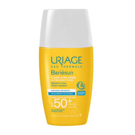 Fluid lejer protecție solară SPF50 Bariesun, 30ml, Uriage