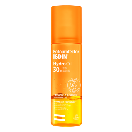 FOTOPROTECTOR HYDRO OIL Lotiune bifazica pentru protectie si bronzare SPF30, 200 ml, Isdin [1]