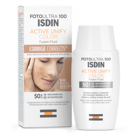 FOTOULTRA Active Unify Color 100+ Fusion Fluid, 50 ml, Isdin