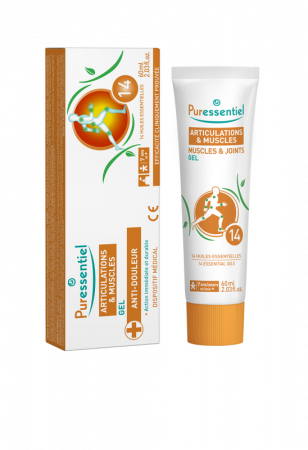 SANATATE - Gel antireumatic cu 14 uleiuri esentiale Muscle&Joints Puressentiel, 60 ml