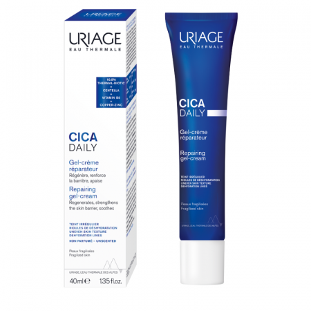 Promo URiage Octombrie 25% - Gel-Crema Reparator CICA DAILY, 40ml, Uriage