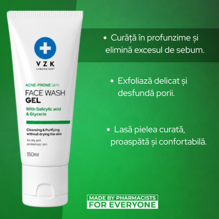 Gel de curatare ACNE, VZK, 150 ML [1]