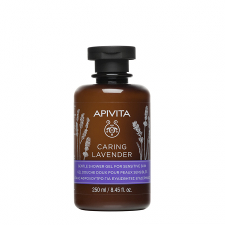 CORP - CARING LAVENDER gel de dus cu lavanda, 250 ml, Apivita