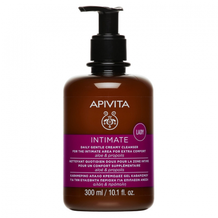 INGRIJIRE INTIMA - Gel igiena intima uscaciune vaginala, 300 ml, Apivita