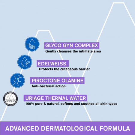 GYN 8 Gel intim de curatare 100 ml, Uriage [4]