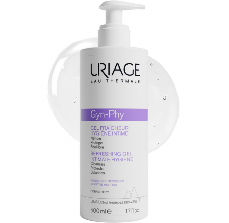 Prurit genital - GYN PHY Gel intim de curatare 500 ml, Uriage