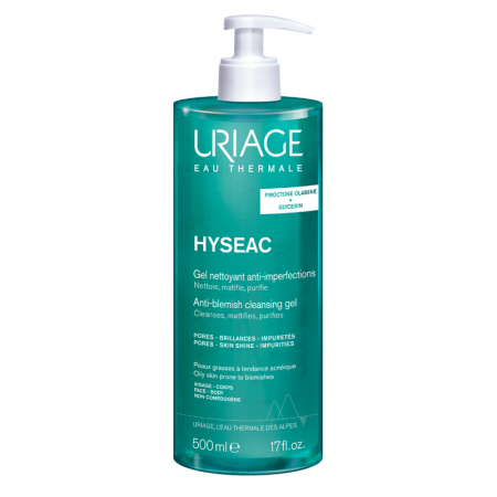Acnee - HYSEAC Gel curatare anti-imperfectiuni 500 ml, Uriage