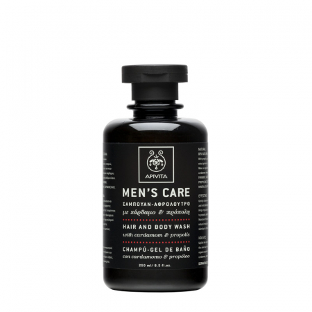 INGRIJIRE BARBATI - Men gel spalare corp si par, 250 ml, Apivita
